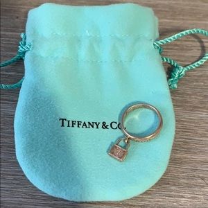 Sterling silver Tiffany & Co charm ring